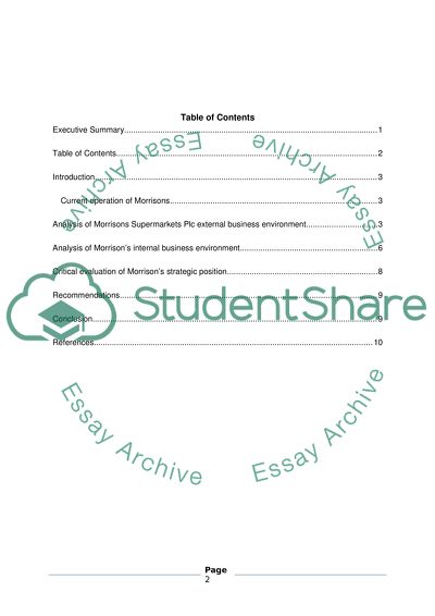 Morrisons Supermarkets Plc