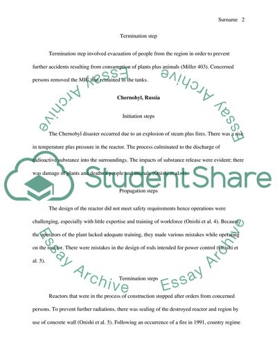 Chemical Engineering: Bhopal Disaster