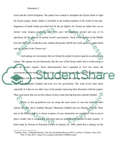 The Two Divide in Geopolitical Axes