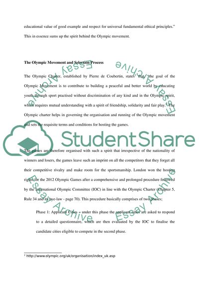 The Significance and Impact of the Olympic Games