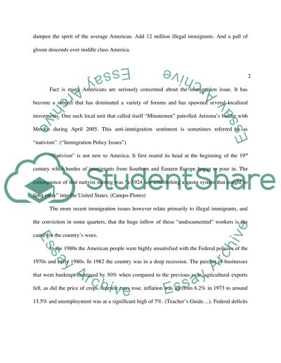 Opposition to Immigration