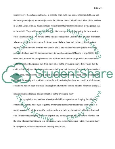 Analysis of Case Study with Respect to Child Abuse