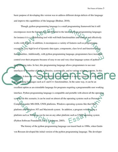 The future of computer logic and programming with Python