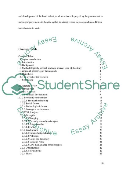 What Image the British Tourists Have of Bangkok