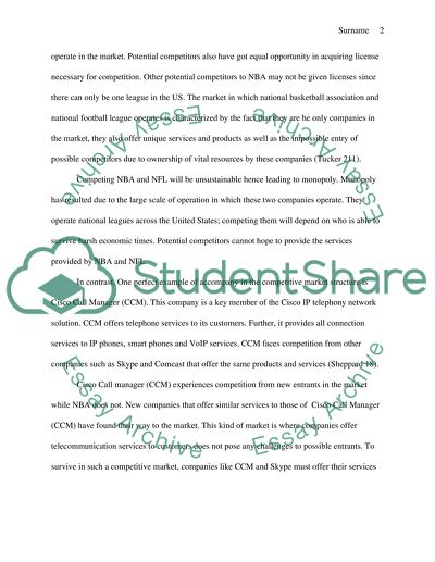 US Monopoly Company and US Perfect Competition Company