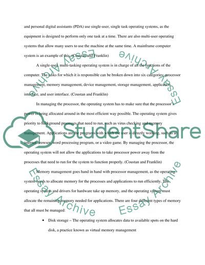 Operating System as a Heart of the Computer