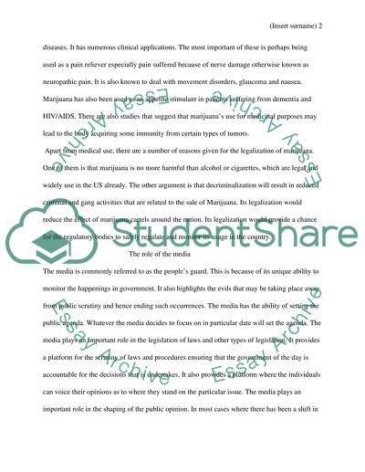 How the media communications impacted public perception on marijuana