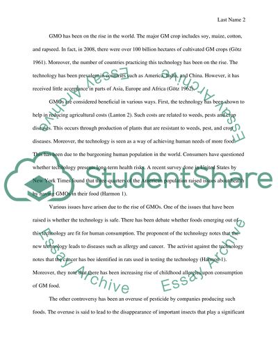 What Can We Expect from Genetically Modified Organisms