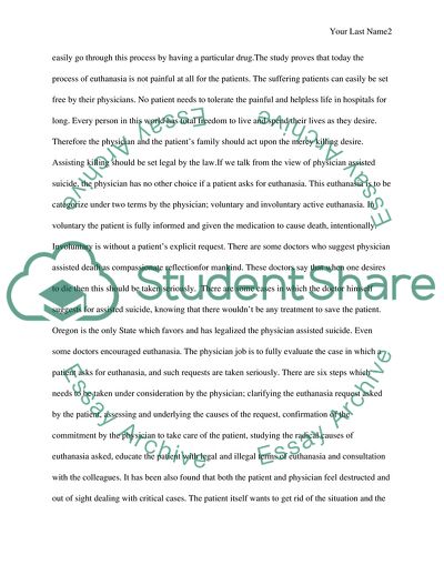 What Are the Arguments in Favor of Mercy Killing and Against It