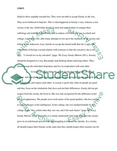 Mirror by lucy grealy