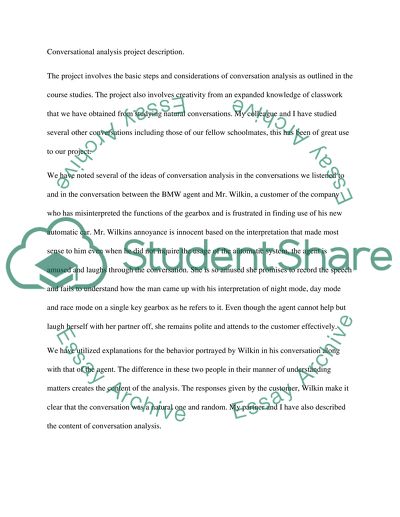 Conversation between the BMW Agent and Mr Wilkin