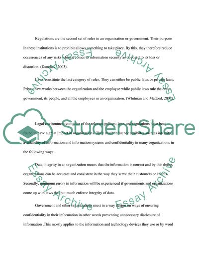 Information Security Policy: Development Guide for Large and Small Companies