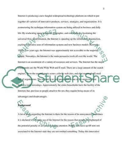 Advantages and Disadvantages of the Internet