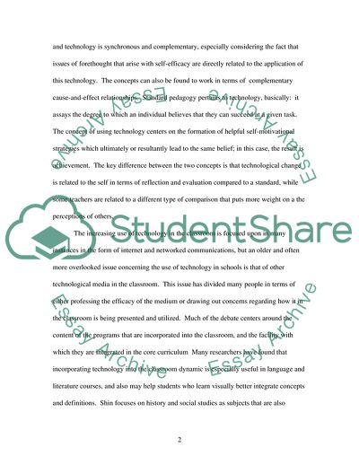 Technology Integration in the High School Classroom