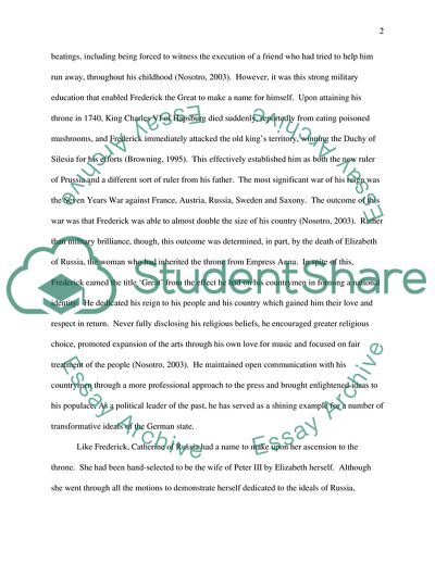 Death of the Three Main Rulers of the 18th Century