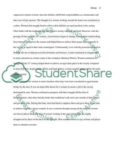 Where woman stand in society with gender discrimination