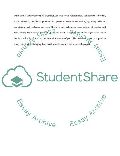 What is the importance of the project management framework Explain the key elements