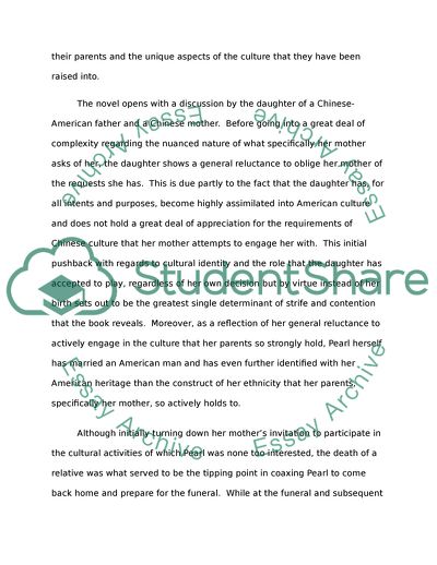 Cross-Cultural Analysis of The Kitchen Gods Wife