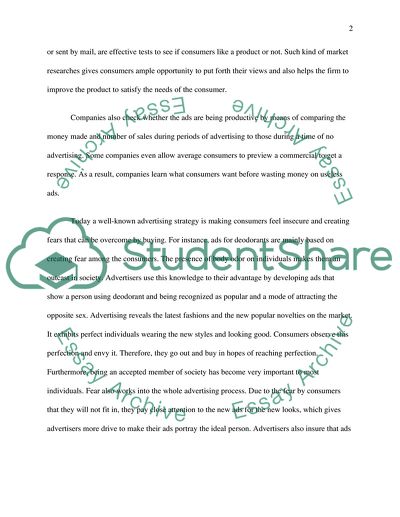 How Does Advertising Effect People