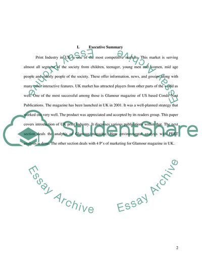 The Analysis of Glamour Magazine