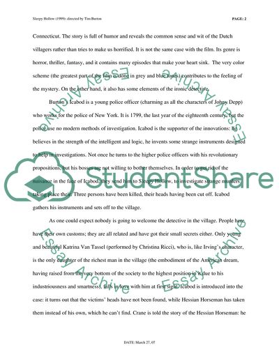 Sleepy Hollow by Tim Burton