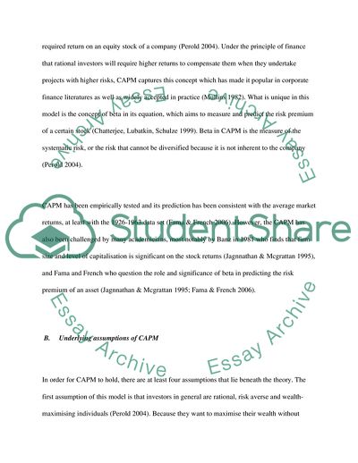 Real Cost of Capital