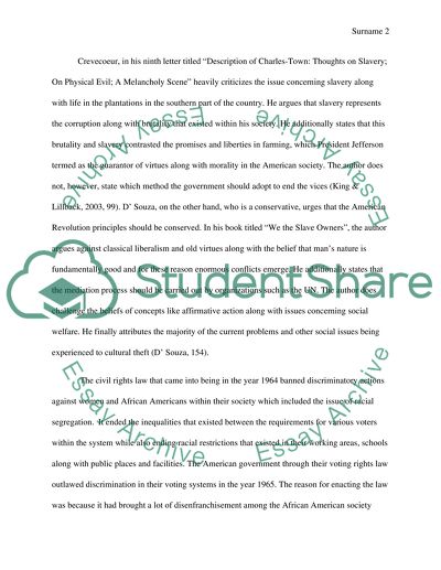 Civil Rights Act and the Voting Rights Act