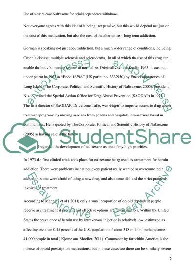 Opiate Withdrawal Programs