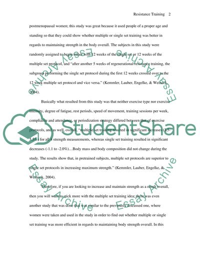 Resistance Training Intensity Vs. Volume