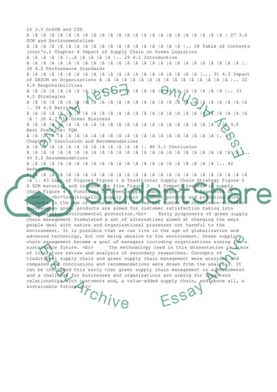 The Role of Green Supply Chain Management in Sustainable Development