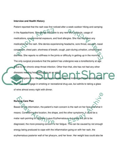 Physical Assesment Case Study
