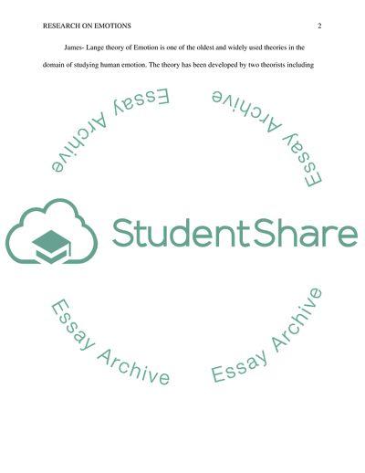 Age and the Varying Emotions