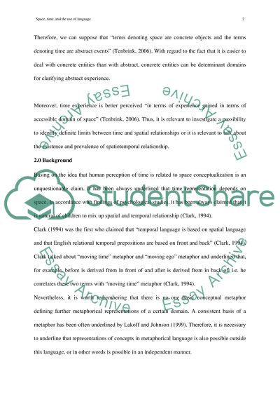 Space-time theory picture