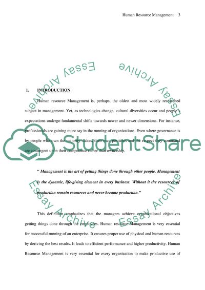Benchmarking Practices in Human Resource Management
