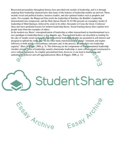 Leadership theory paper image