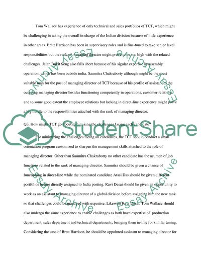 Challenges at Tel-Com-Tek