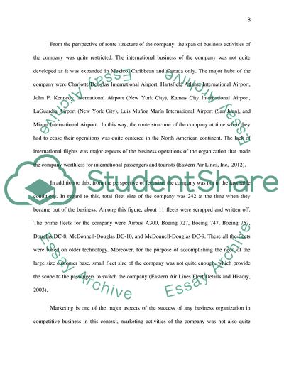 Eastern Airlines Future Perspective