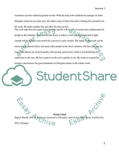 Pitch for a documentary