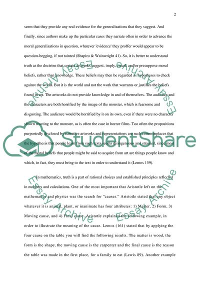 The Concept of Truth in the Theory of Knowledge