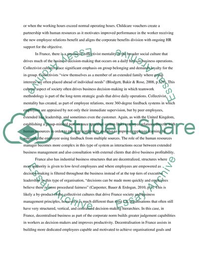 Comparative Employee Relations: The UK and France