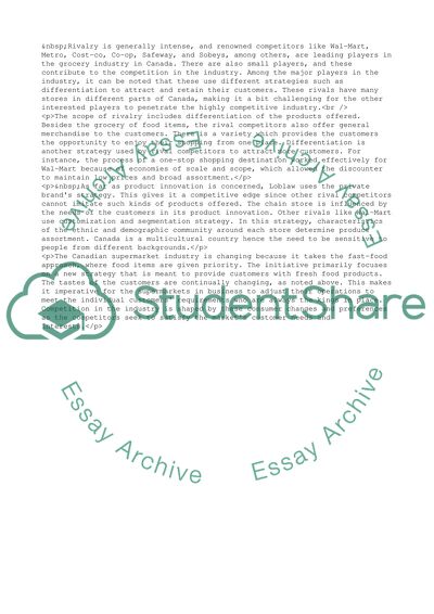 The Lob-law Case for Business Policy and Strategies