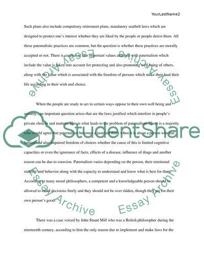 Are laws that protect us from our own dangerous behaviors (such seat belt or helmet) morally acceptable