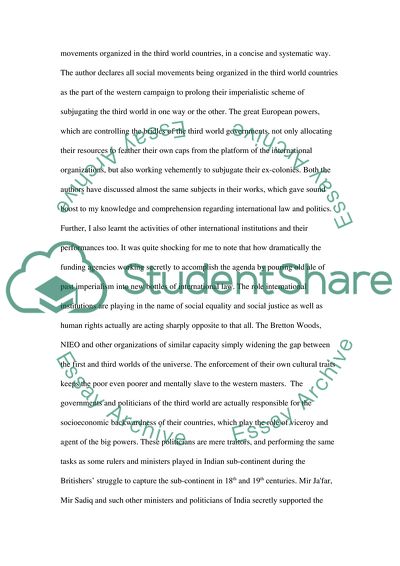 Development, Social Movements and Third World Resistance