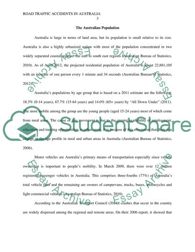 Analysis of the Road Traffic Accident Fatalities