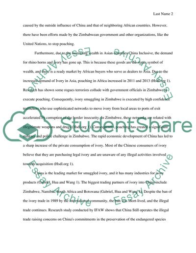 The Problem of Poaching in Zimbabwe