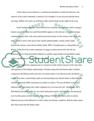 Modern British and Saudi Arabia Societies