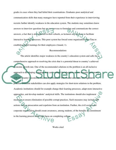 Employment Problems in India