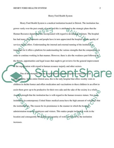 Henry Ford Health System