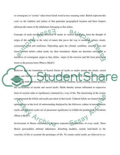 Meaning Philosophy of Myth