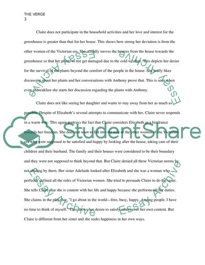 The Verge by Susan Glaspell